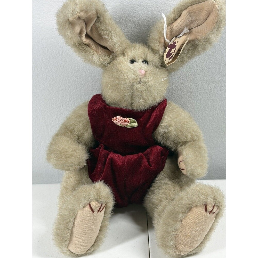 Ty Beanie Baby Attic Treasure Sidney 14" Bunny Rabbit Fully Jointed 1993, Tag